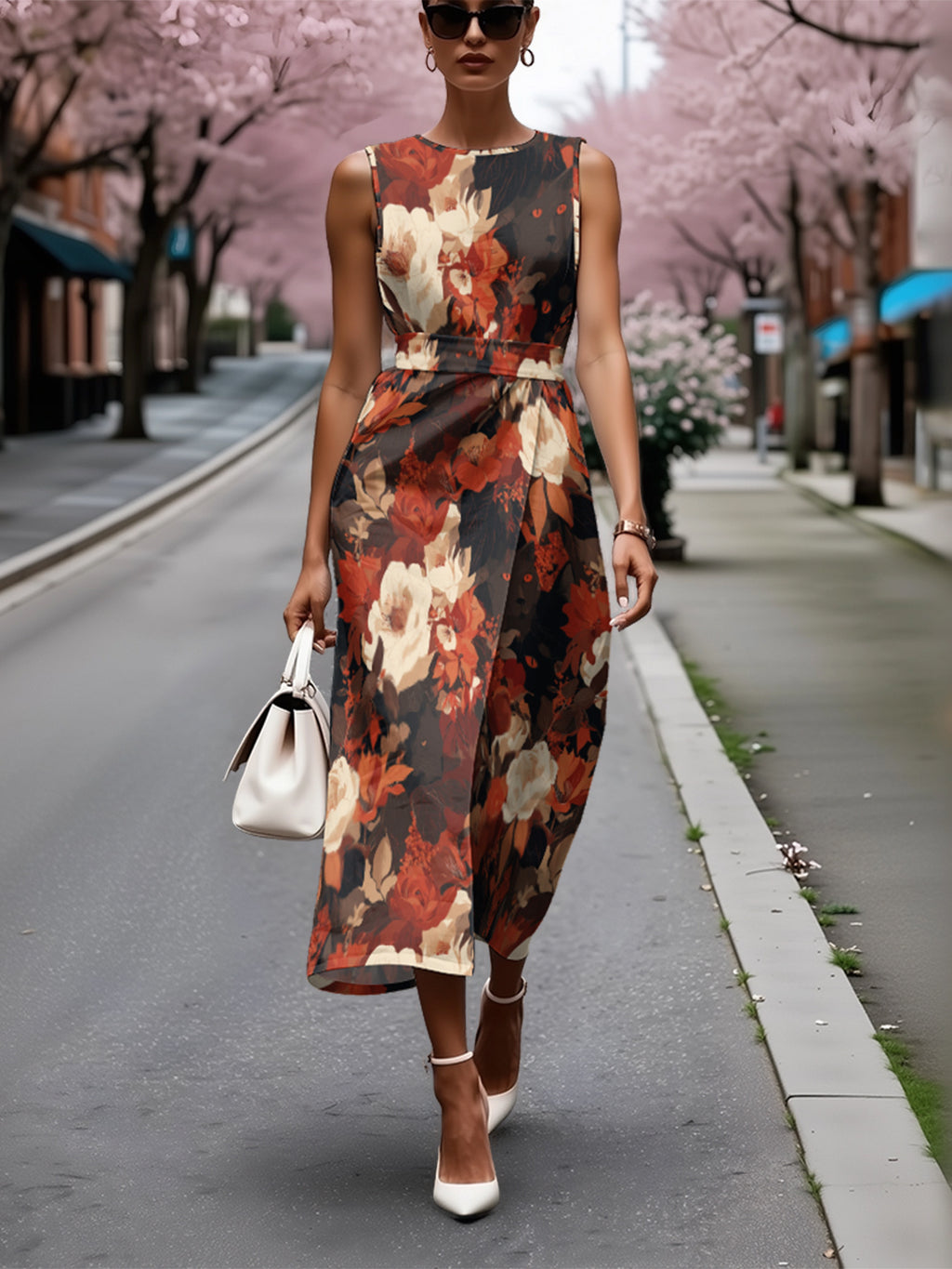 Elegant Sleeveless Casual Dress For Ladies – Premium 0 | RICALOUX