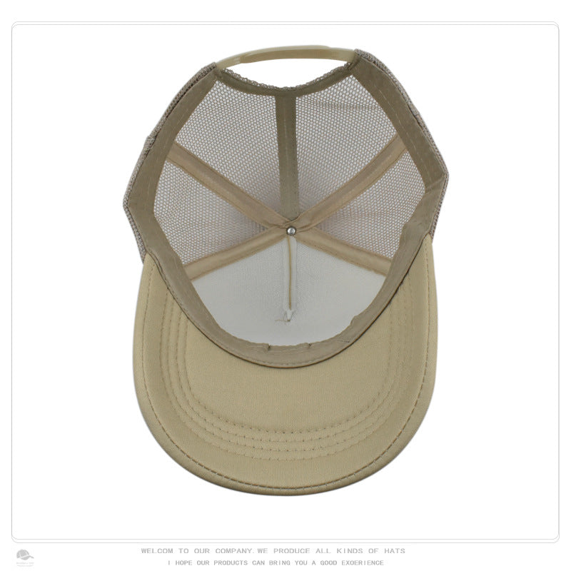 Summer Sun-Protection Breathable Outdoor Visor Cap With Motorcycle Print Baseball Hat by Ricaloux