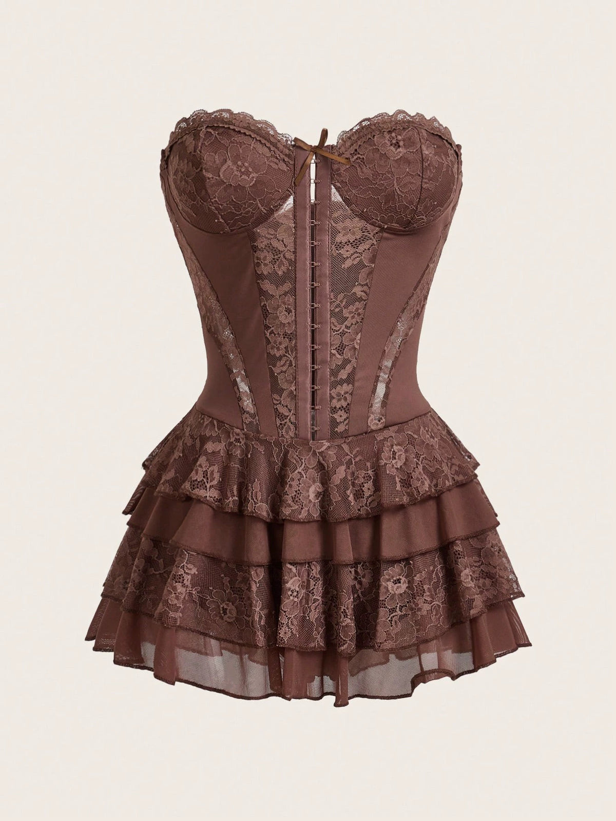 Sexy Lace Pure Yet Alluring Figure-hugging Strapless Slip Dress – Premium 0 | RICALOUX