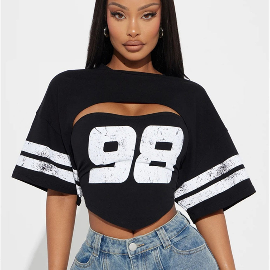 Summer New Cross-Border Womens Casual T-Shirt by Ricaloux