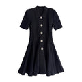 New Womens Polo-neck Knitted Dress – Premium 0 | RICALOUX