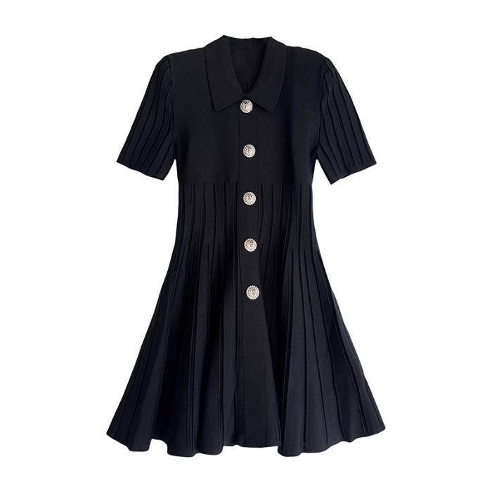 New Womens Polo-neck Knitted Dress – Premium 0 | RICALOUX