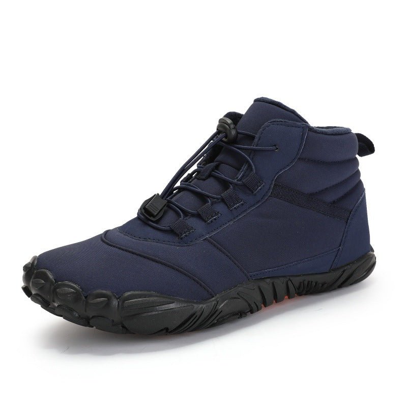 Fleece-lined Waterproof Snow Warm Breathable Couple High-top Casual Cotton Shoes - RICALOUX