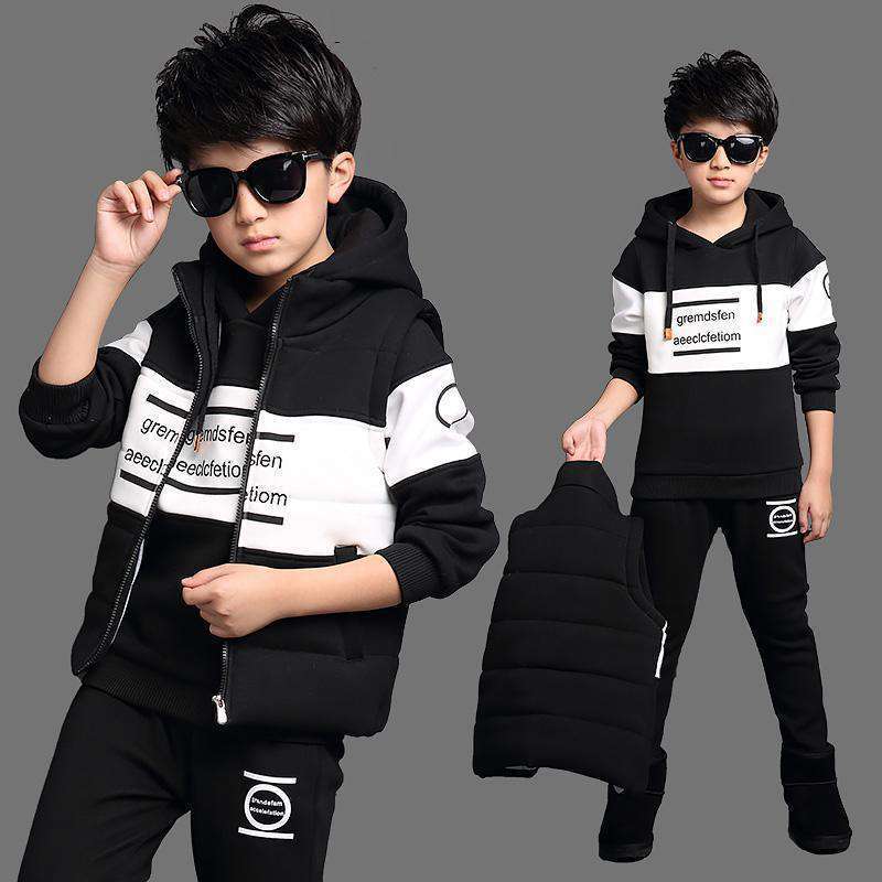 Boys Clothes Sport Suit Casual Boys Clothing 3ps Sets - RICALOUX