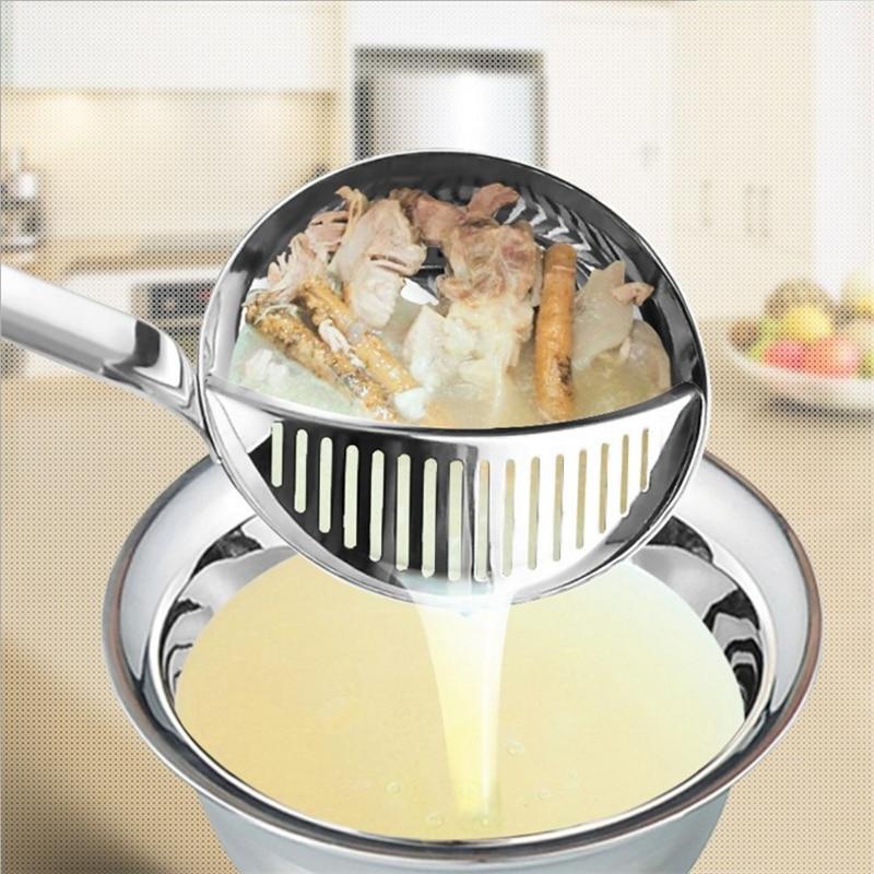 Kitchen colander stainless steel spoon - RICALOUX