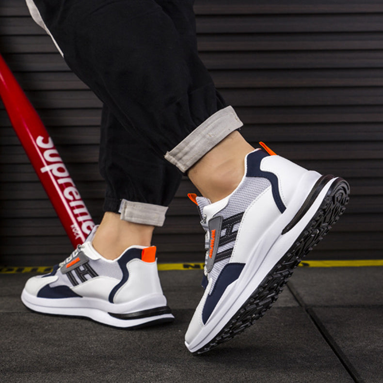 Men Sneakers White Sports Shoes Running Walking – Premium 4 | RICALOUX