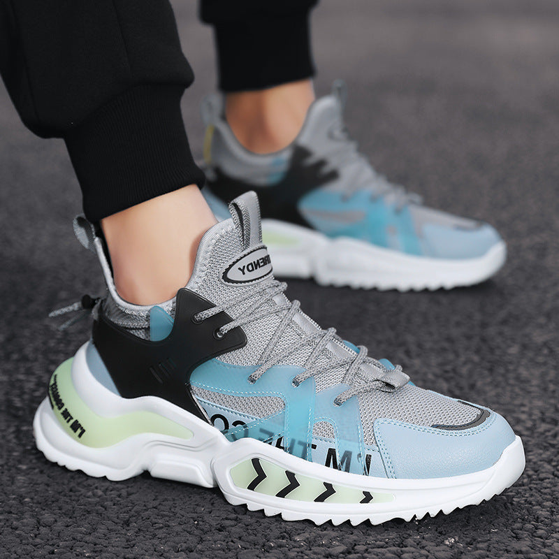 Fashion Sneakers High Top Sport Running Athletic Tennis Walking Shoes Men by Ricaloux