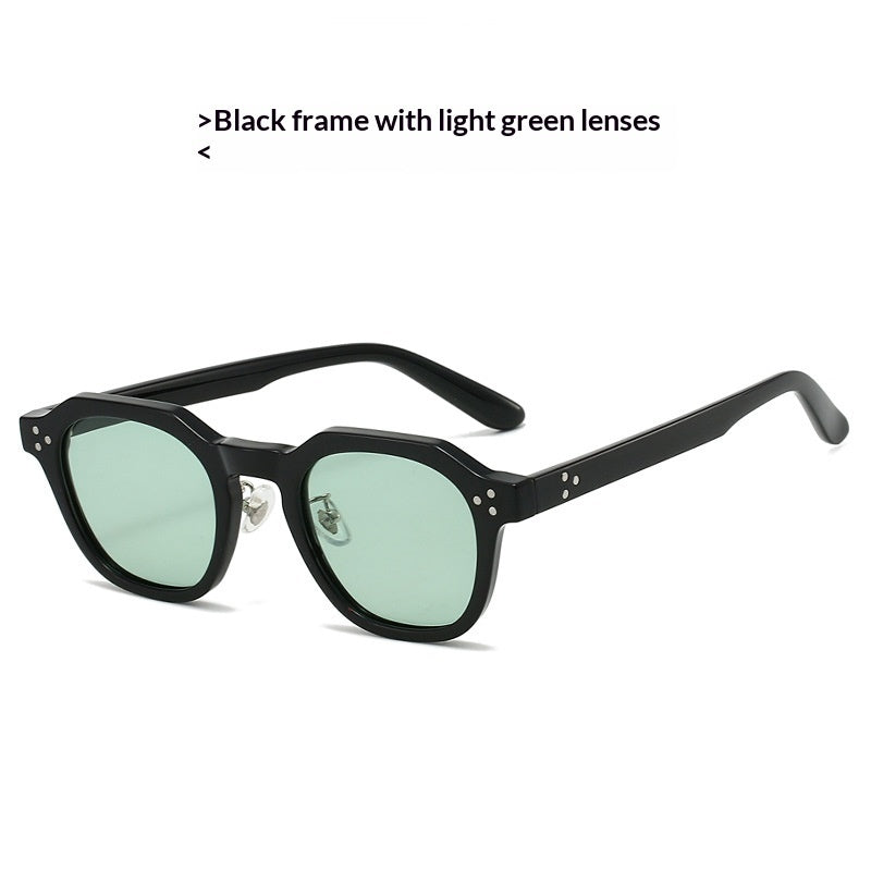 Niche Polygonal Sunglasses With A Premium Sun-blocking Design by Ricaloux