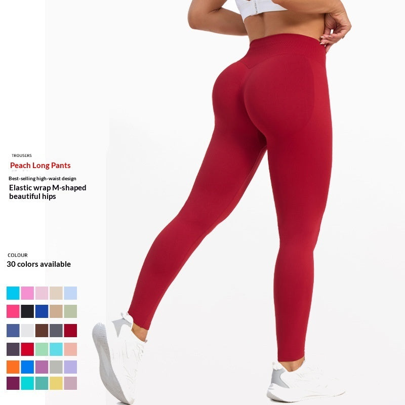 Womens High-Waisted Yoga Pants European And American Style – Premium 0 | RICALOUX
