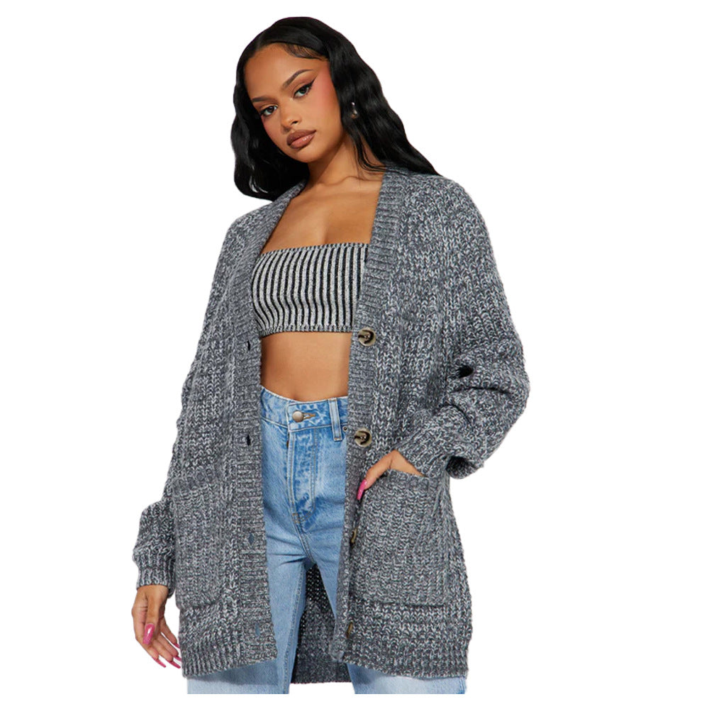 Womens Knitted Cardigan by Ricaloux