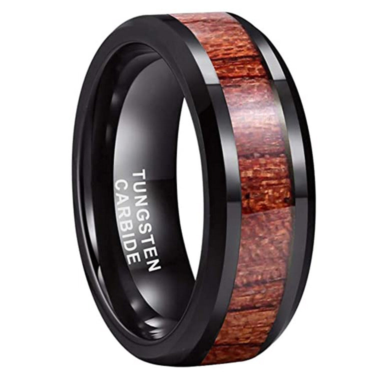 Tungsten Gold Men's And Women's Jewelry 8mm by Ricaloux