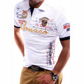 Polo Shirt Golf Digital-printed Shirt Solid Color by Ricaloux