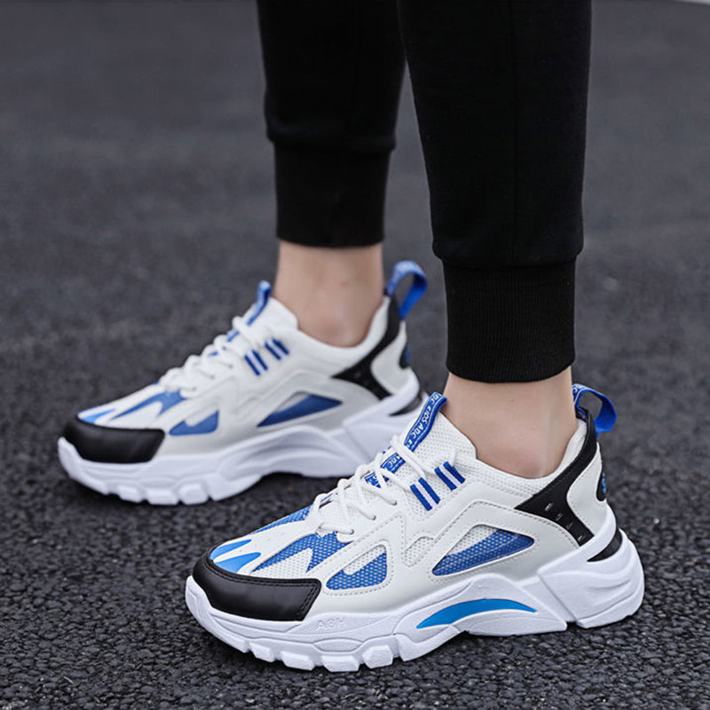 White Sneakers Men Non Slip Walking Running Shoes Sports – Premium 4 | RICALOUX