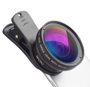 Phone Lens kit 0.45x Super Wide Angle & 12.5x Super Macro Lens HD Camera Lentes by Ricaloux