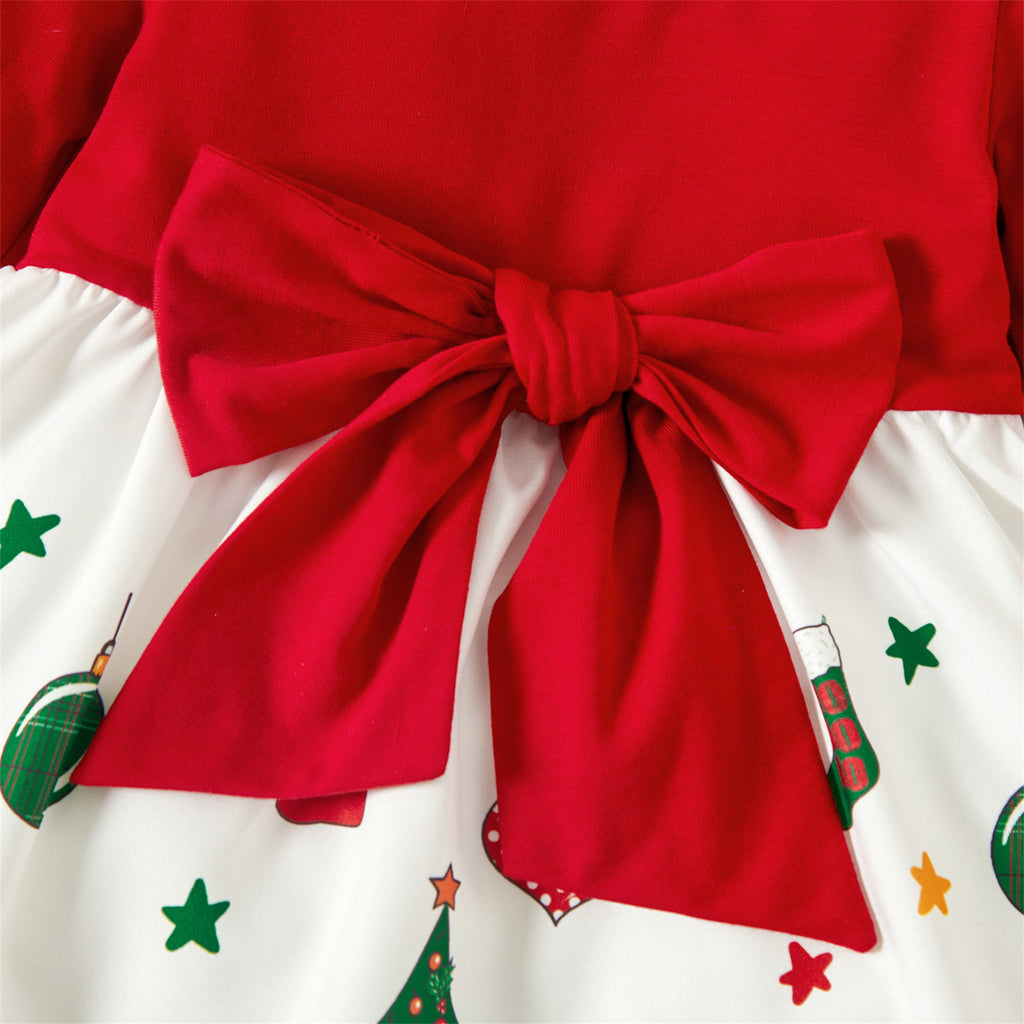 PatPat Christmas Baby Dress Girl Clothes New Born Infan - RICALOUX