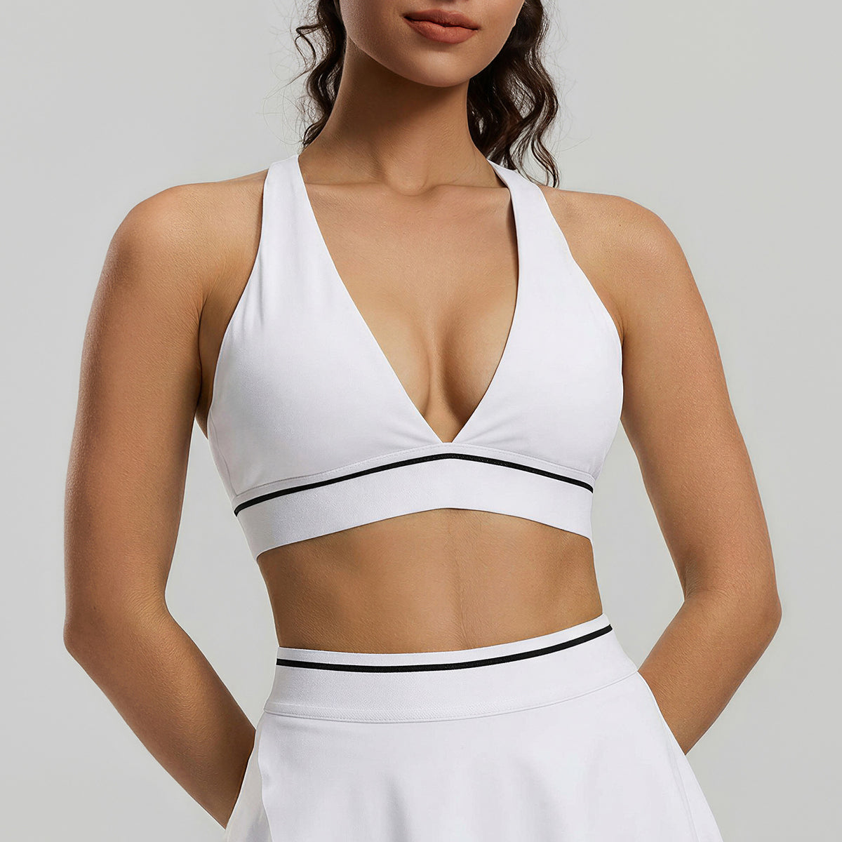 Women's Tight Yoga Bra With Beautiful Back Design, Versatile For Fitness, Sports And Daily Casual Wear by Ricaloux