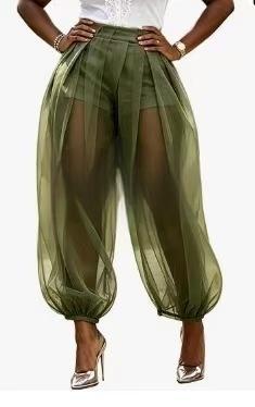 Summer New Semi Transparent Mesh Solid Color Bloomers – Premium 0 | RICALOUX
