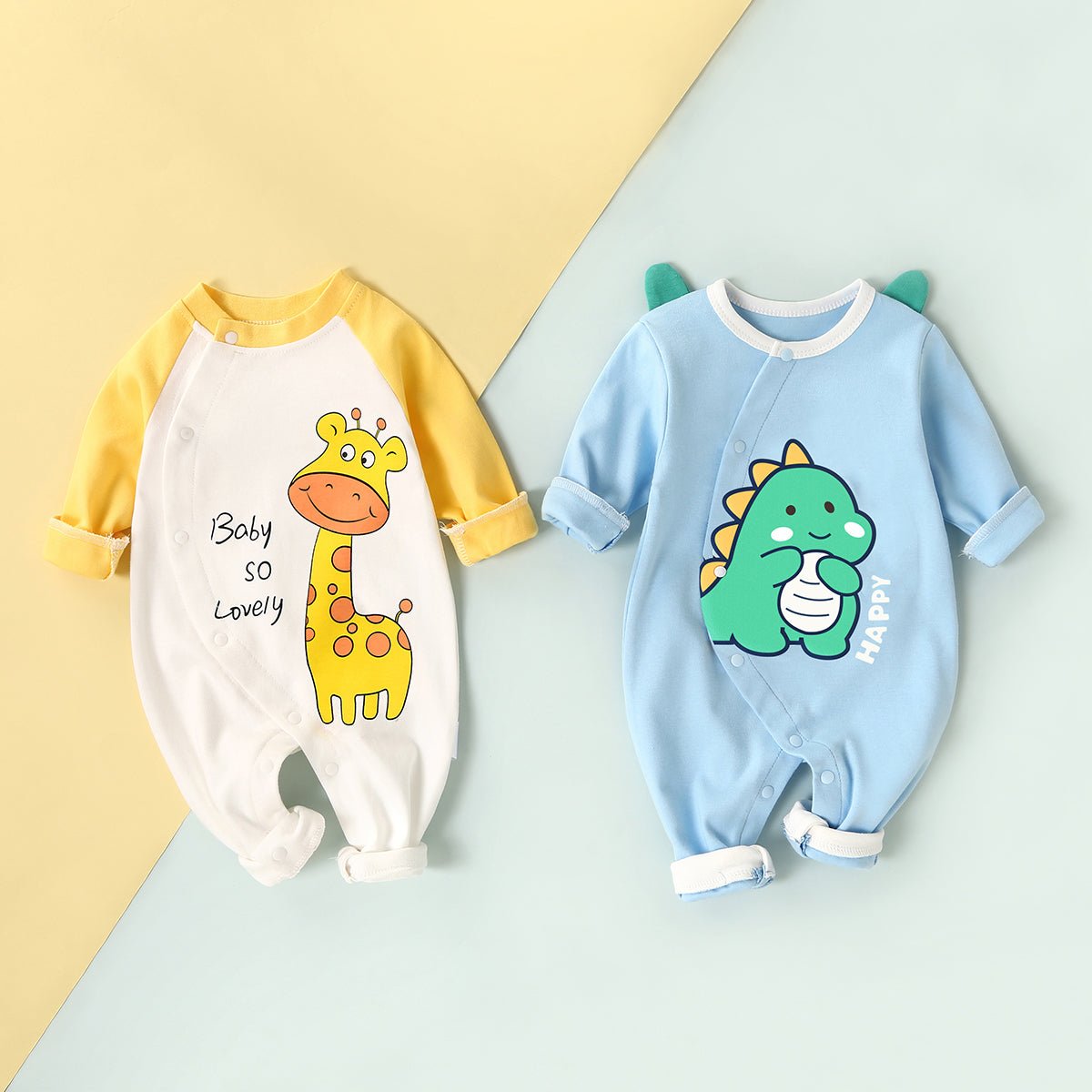 Long-sleeved Romper Girl Baby Clothes Autumn Suit - RICALOUX