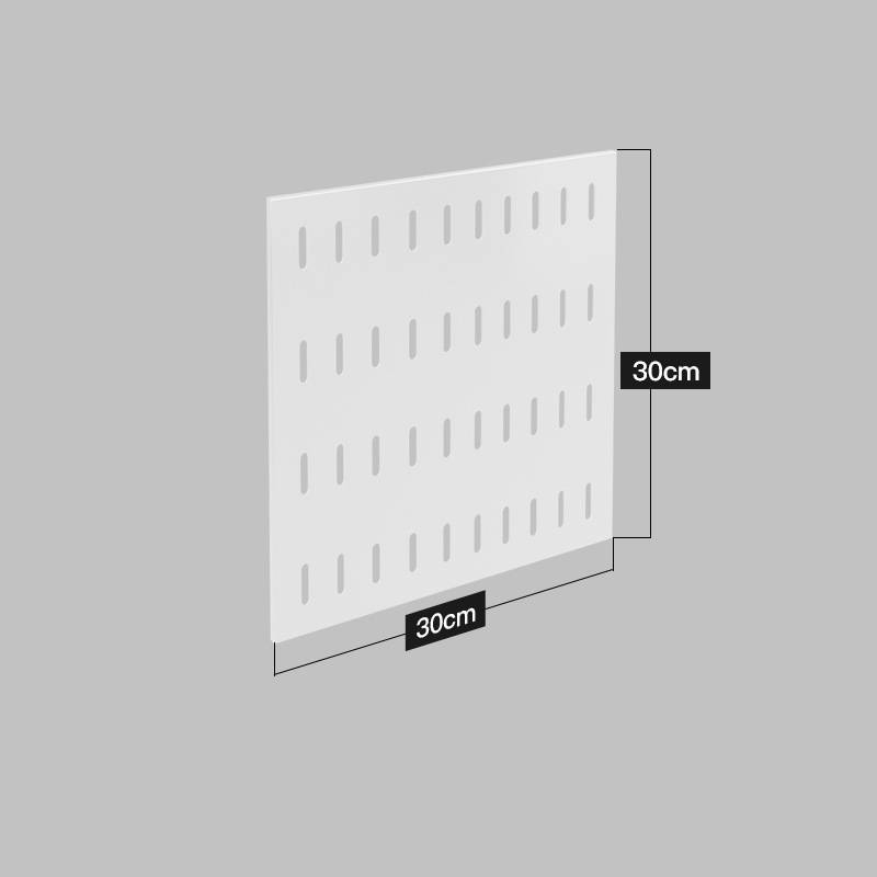 Stainless Steel Kitchen Wall Mounted Kitchen Storage Rack Hole Plate - RICALOUX