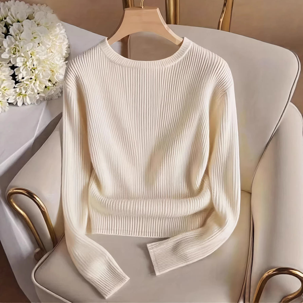 European And American Knitted Long-sleeved by Ricaloux
