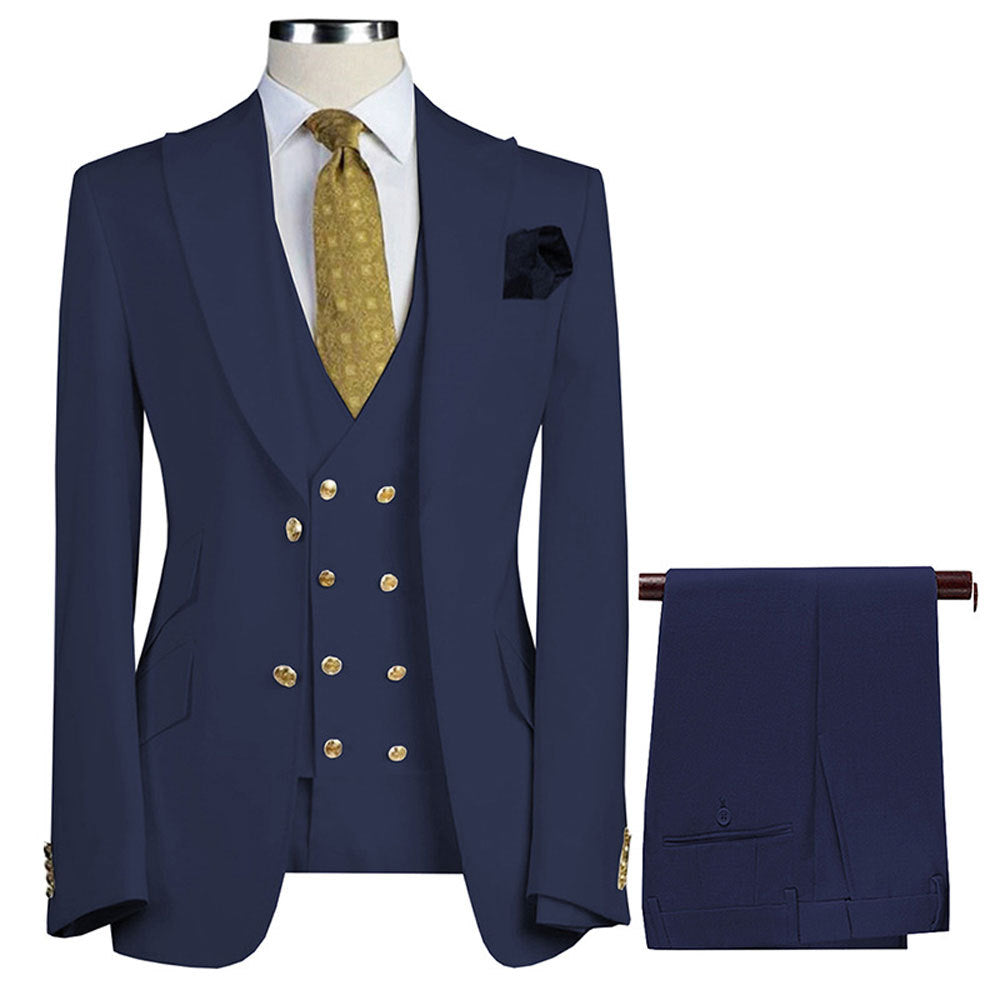 Casual And Versatile Mens Suit Vest Three-Piece Set – Premium 0 | RICALOUX