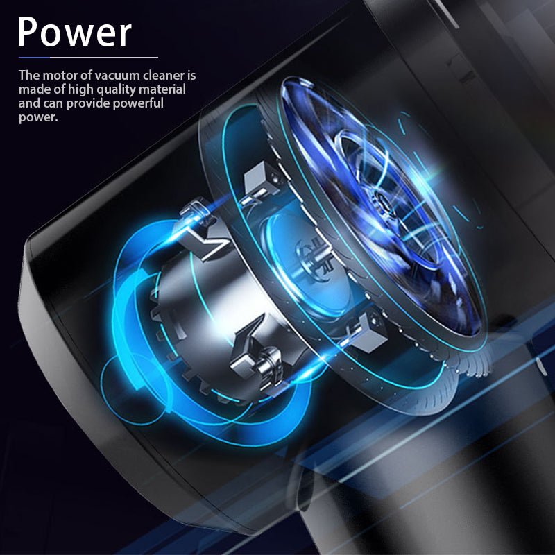 Wireless Car Vacuum Cleaner Portable Handheld High-power Vacuum Cleaner For Car Home Office Keyboard Cleaning - RICALOUX