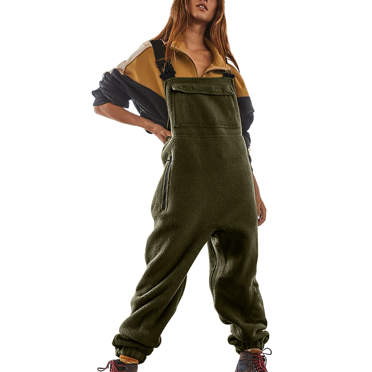 Women Workwear Jumpsuit Polar Fleece - RICALOUX