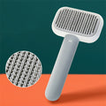 New Pet Cat Dog Hair Brush Hair Massage Comb Open-Knot Brush Grooming Cleaning Tool Stainless Steel Comb - RICALOUX