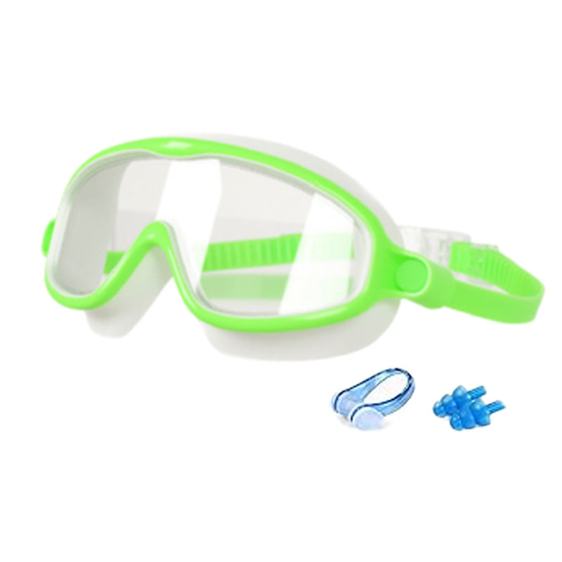 Kids Large-Frame Swimming Goggles With Nose Cover High-Definition Waterproof – Premium 0 | RICALOUX