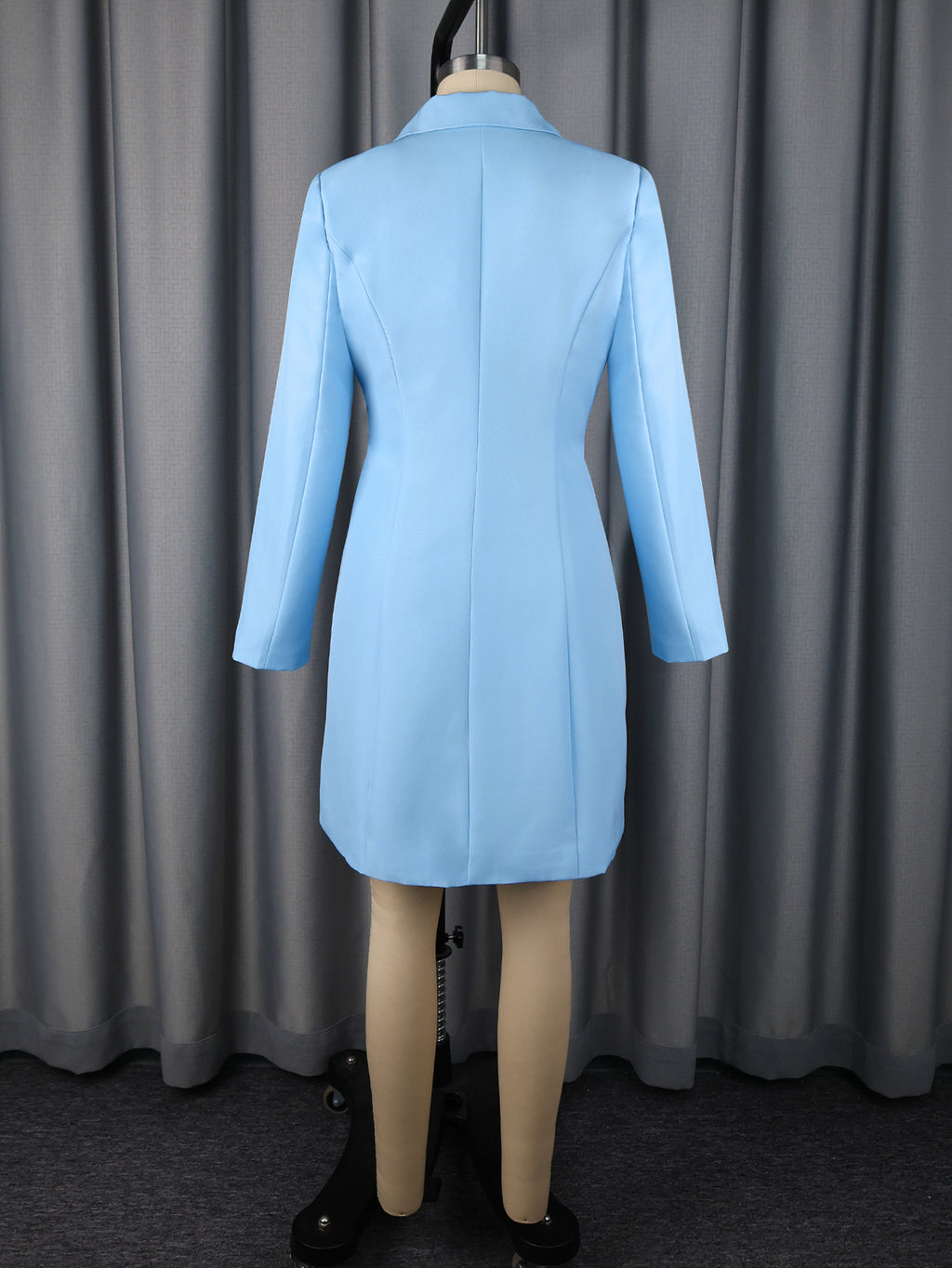 Lapel Wrap Belt Long Sleeve Mini Blazer Dress – Premium 4 | RICALOUX