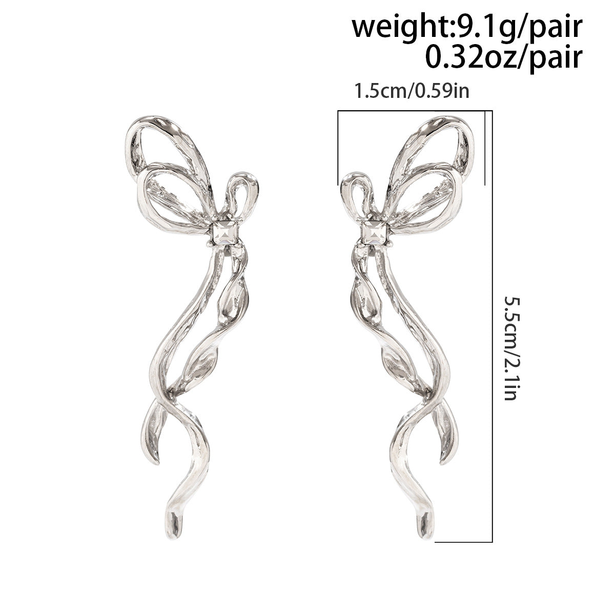 Bowknot Earrings For Women Jewelry by Ricaloux