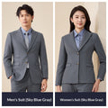 High-end Red Suit Set Unisex Professional Attire by Ricaloux