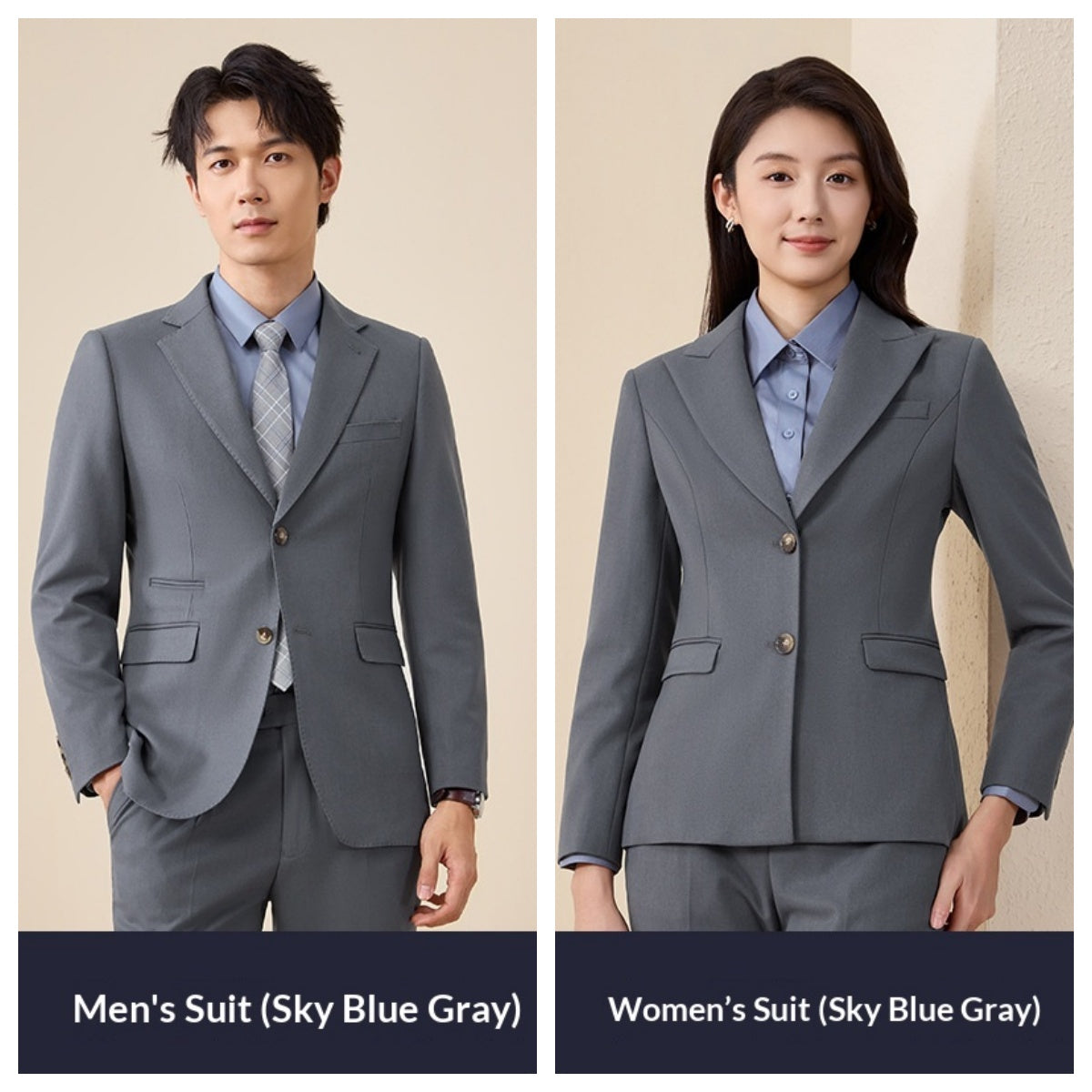 High-end Red Suit Set Unisex Professional Attire by Ricaloux