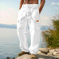 Four-season Thin Loose-fit Multi-pocket Workwear Casual Wide-leg Long Pants by Ricaloux