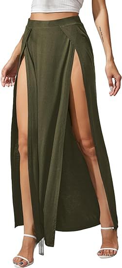 Irregular Skirt Modal Solid-color Evening Gown Long Dress by Ricaloux