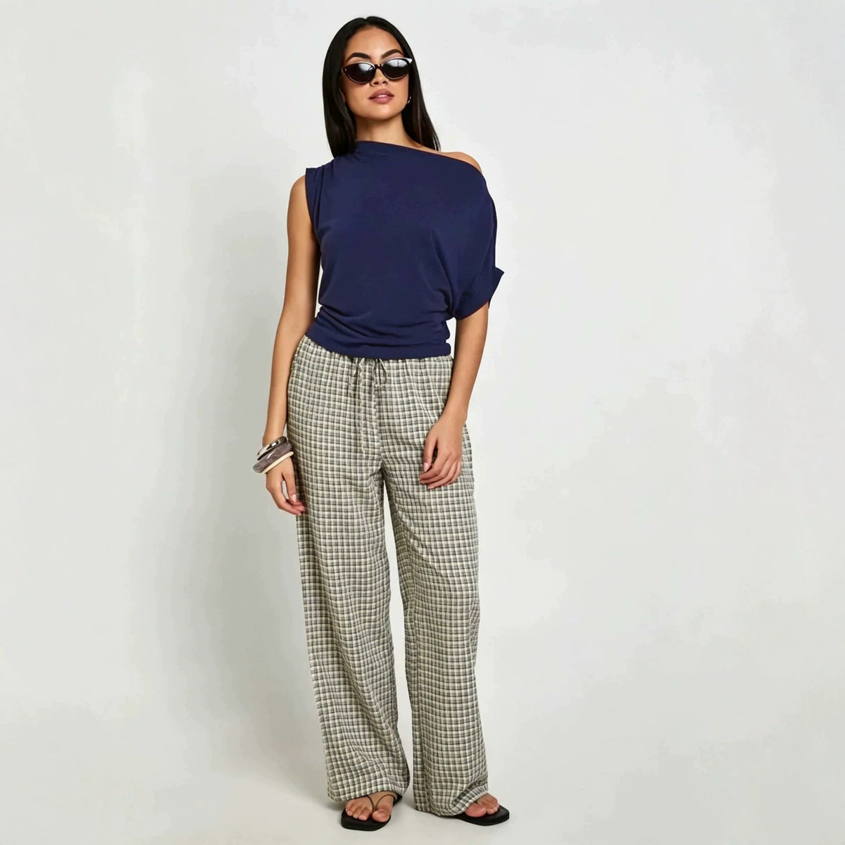 Summer Laid-back Off-shoulder Sleeveless Top by Ricaloux