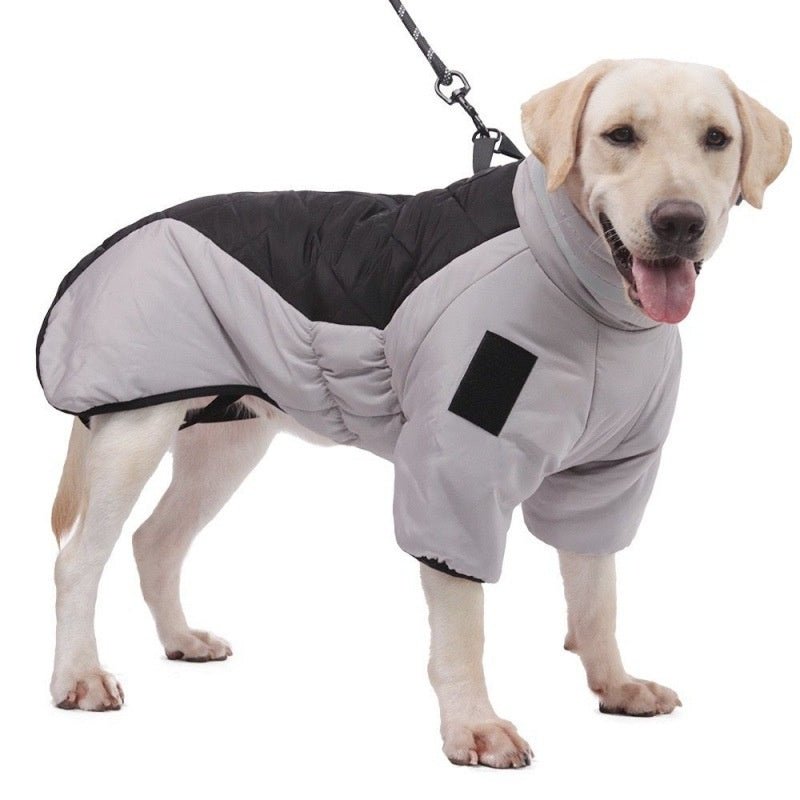New Winter Dog Coat Waterproof Pet Clothes For Medum Large Dogs Warm Thicken Dog Vest Custome Labrador Jacket - RICALOUX