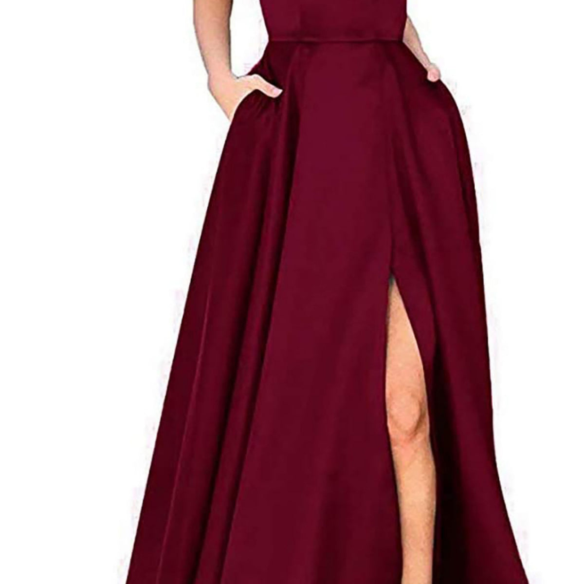 European And American Bridesmaid Dress, Long Style, Figure-flattering, Off-the-shoulder Design – Premium 0 | RICALOUX