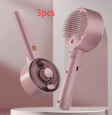 Animal Hair Remover Brush Dog And Cat Steam Brush Pet Self Cleaning Dog Brush Grooming Removes Cat Hairs Cat Dog Accessories Pet Products by Ricaloux