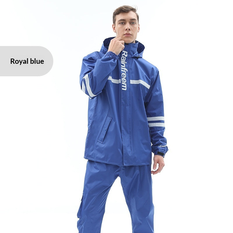 Electric Vehicle Raincoat Set Full-body by Ricaloux