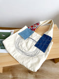 Autumn Girls' Retro Patchwork Shoulder Bag - RICALOUX