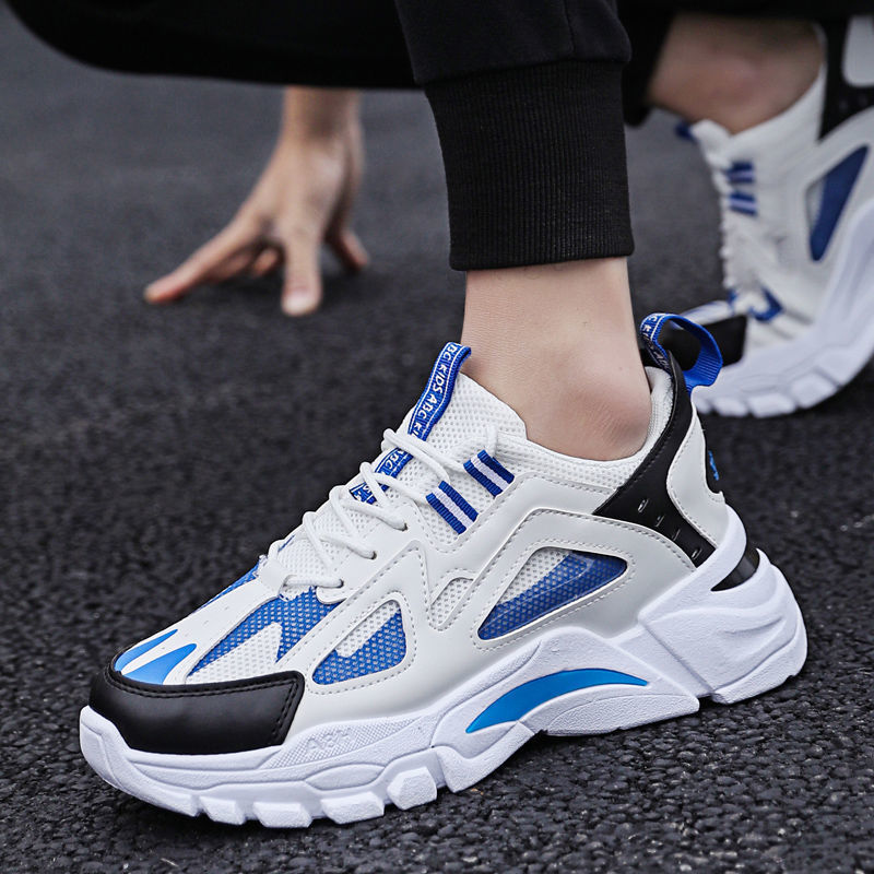 White Sneakers Men Non Slip Walking Running Shoes Sports – Premium 4 | RICALOUX
