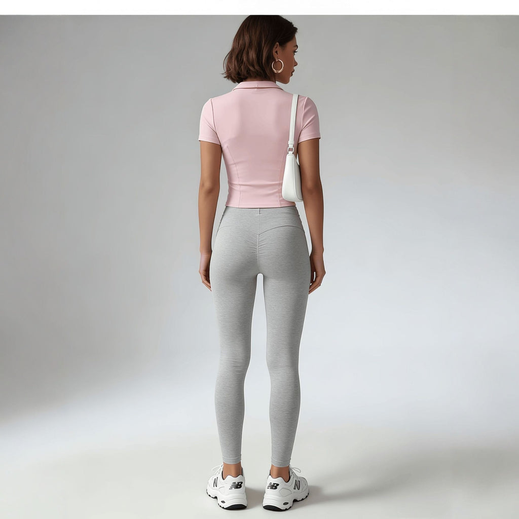 Womens Long-sleeve Zip-up Yoga Top by Ricaloux