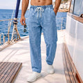Mens Relaxed-fit Straight-leg Casual Drawstring Jeans by Ricaloux