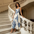 Womens Resort-style Strap Maxi Dress by Ricaloux