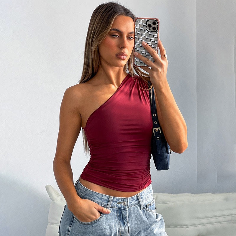 Womens Elegant Strapless Casual Top For Layering – Premium 0 | RICALOUX