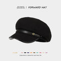 Korean-style Retro Wool Octagonal Hat Womens British Style – Premium 0 | RICALOUX