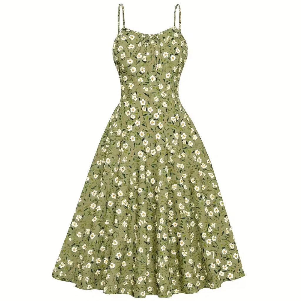 Mid-length A-line Maxi Dress For A Beach Vacation by Ricaloux
