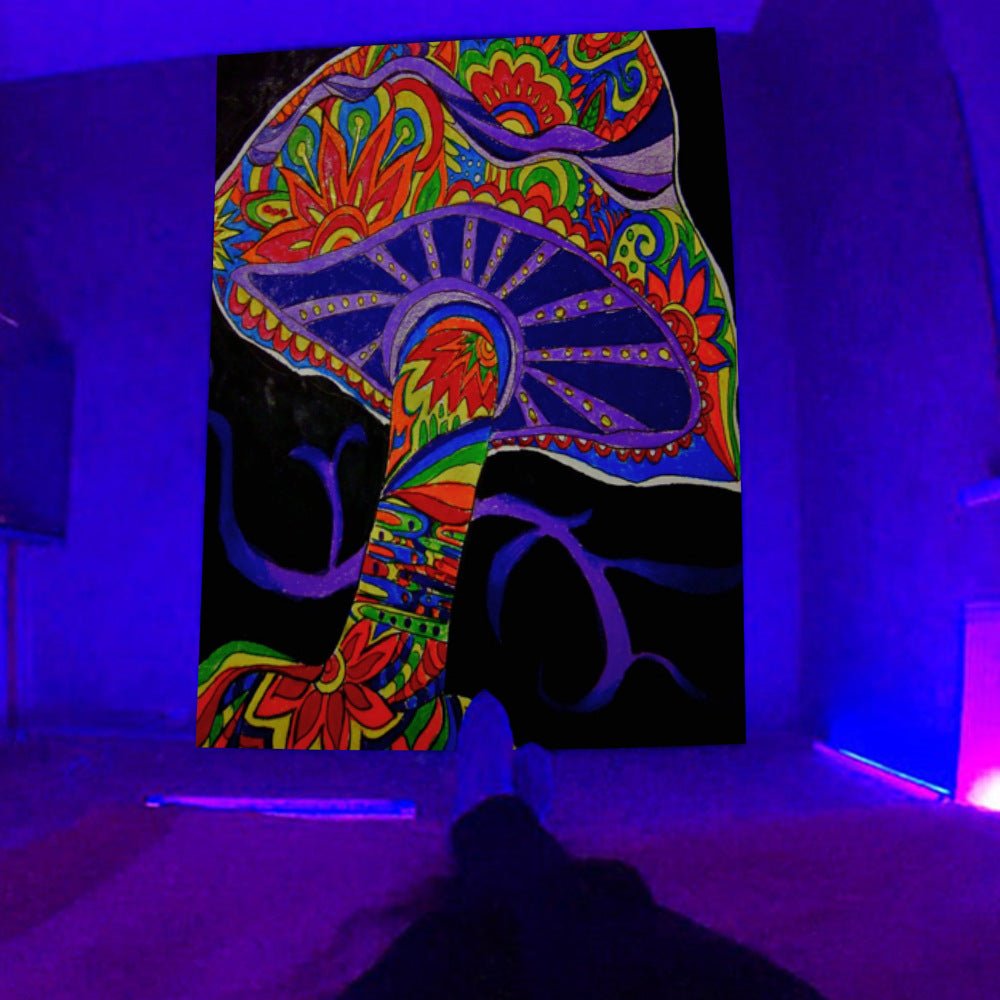 Home Decor Fluorescent Tapestry Background Fabric - RICALOUX