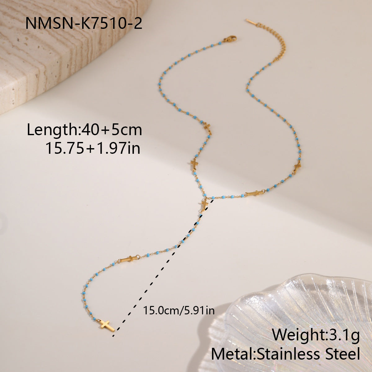 Stainless Steel Jewelry Tassel Necklace For Women – Premium 0 | RICALOUX